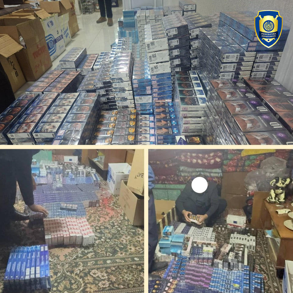 Андижон ва Наманган вилоятларида 334 млн сўмлик акциз маркасиз тамаки маҳсулотларини савдога чиқарилишининг олди олинди