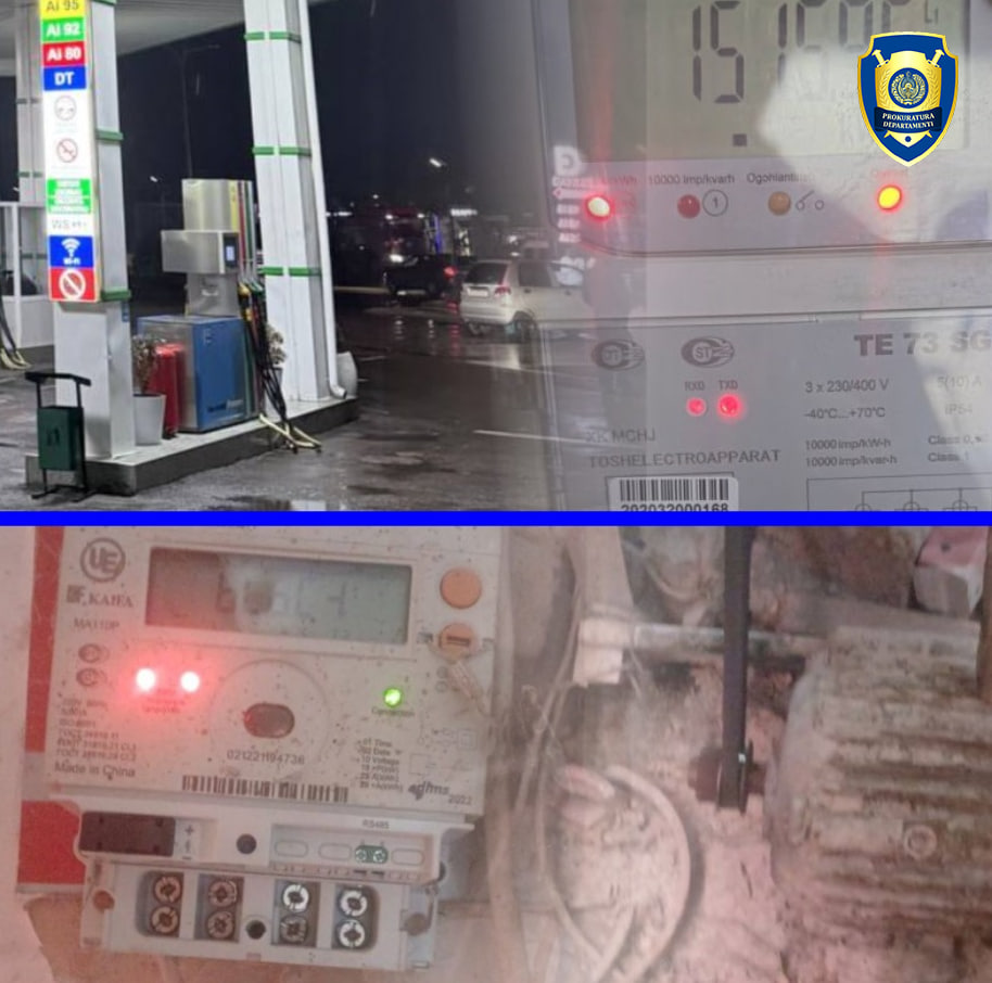 Энергия ресурсларидан ноқонуний фойдаланиш ҳолатлари фош этилди