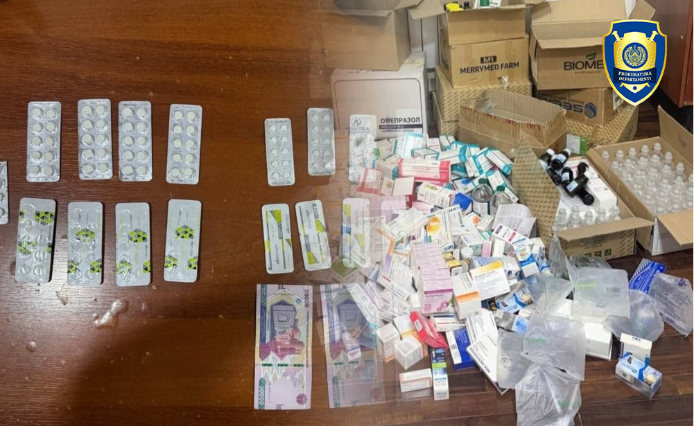 Қашқадарё вилоятида кучли таъсир қилувчи дори воситаларининг савдоси фош этилди