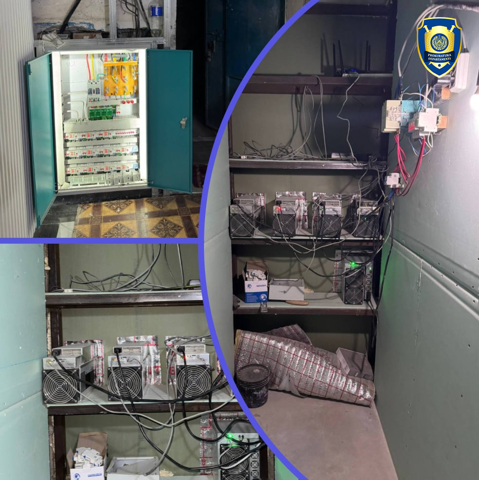 Самарқанд вилоятида ноқонуний “майнинг ферма” ташкил этиб, 794,5 млн сўмлик электр энергиясини ўғирлаган шахс аниқланди  